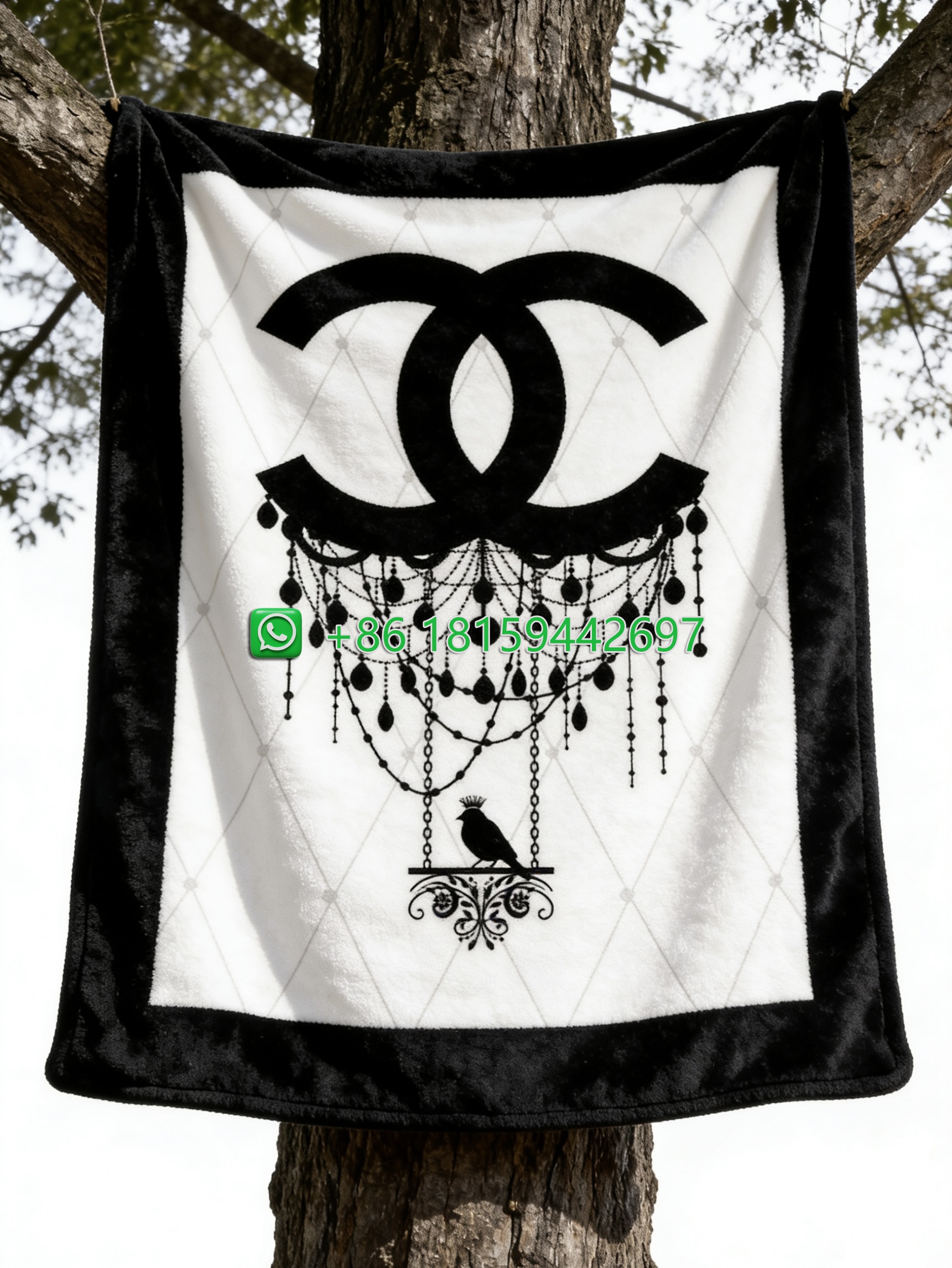 Chanel Throw Blankets
